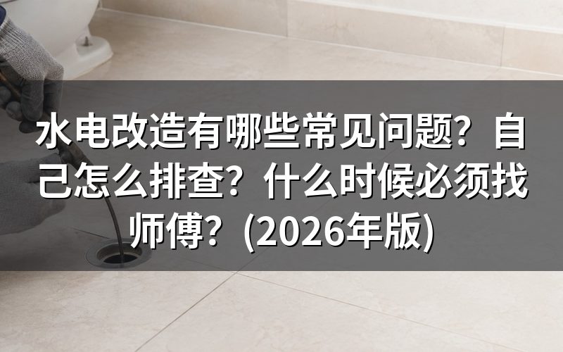 常见原因排查