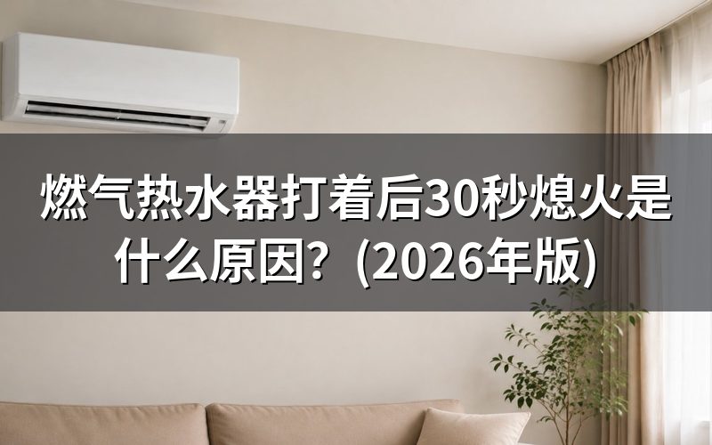 答案前置:打着又熄火,九成是水压或风压问题