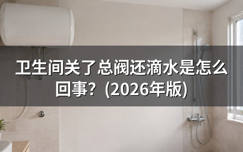 现象怎么区分:水管漏还是缝隙漏?