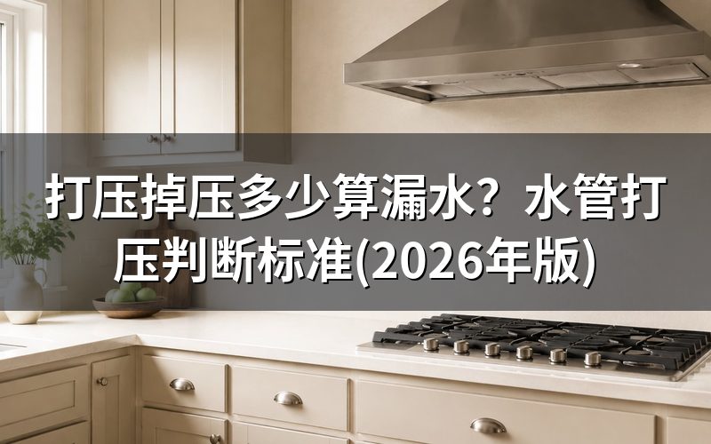 怎么区分正常掉压和漏水？