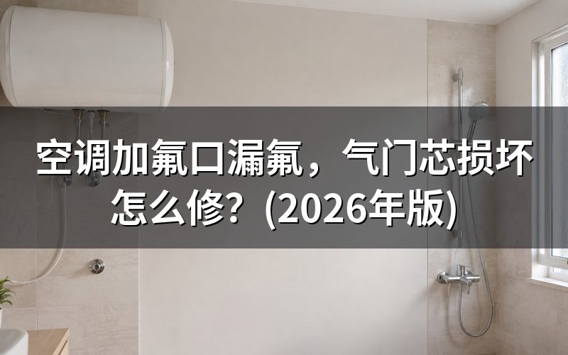 加氟口漏氟,常见原因就是气门芯损坏