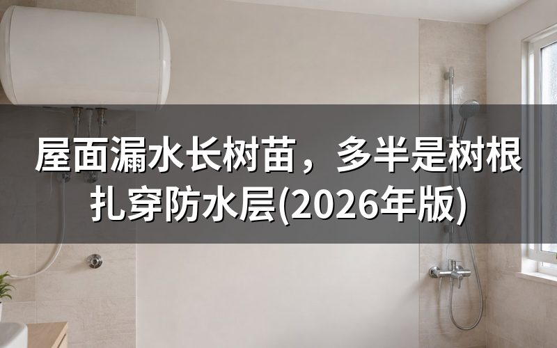 同样是屋面漏水,怎么区分是哪种原因