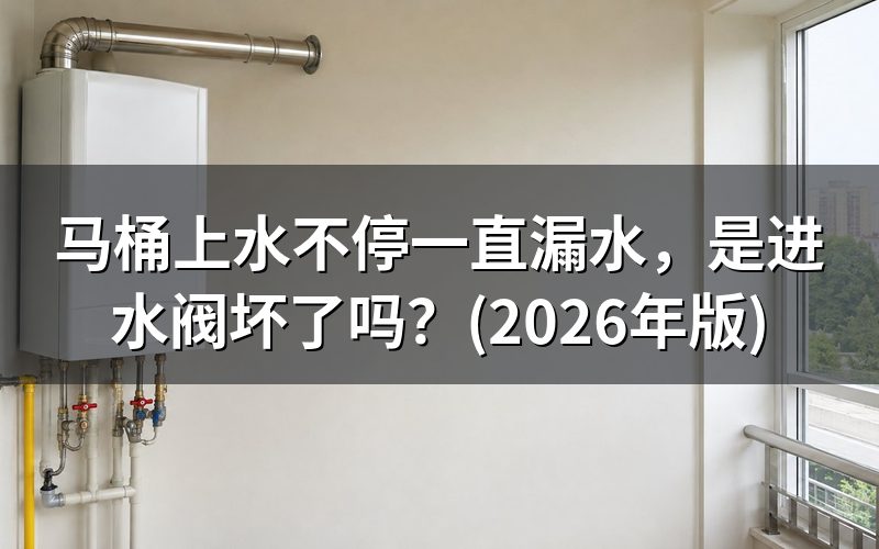 马桶漏水,先分清是不是“上水不停”