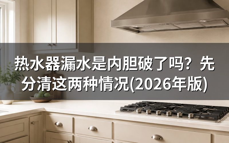 一、两种漏水要分清