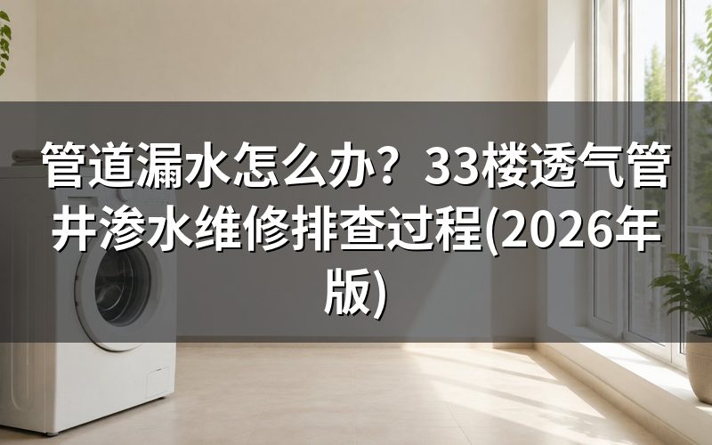 漏水不大,但墙皮从门口开始掉,是哪一种漏水?