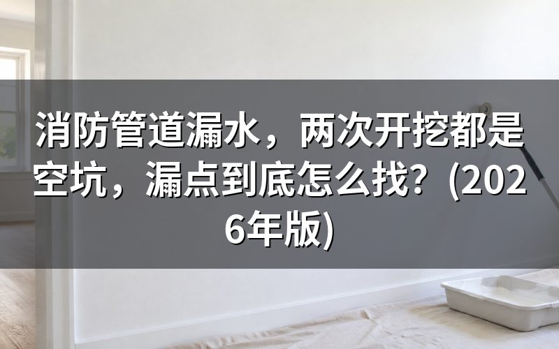 漏水量小、压力保不住,现象怎么区分