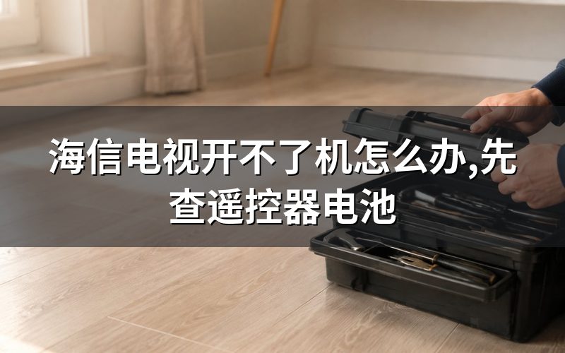 先按灵犀遥控器,看红灯蓝灯能不能判断海信电视开不了机怎么回事