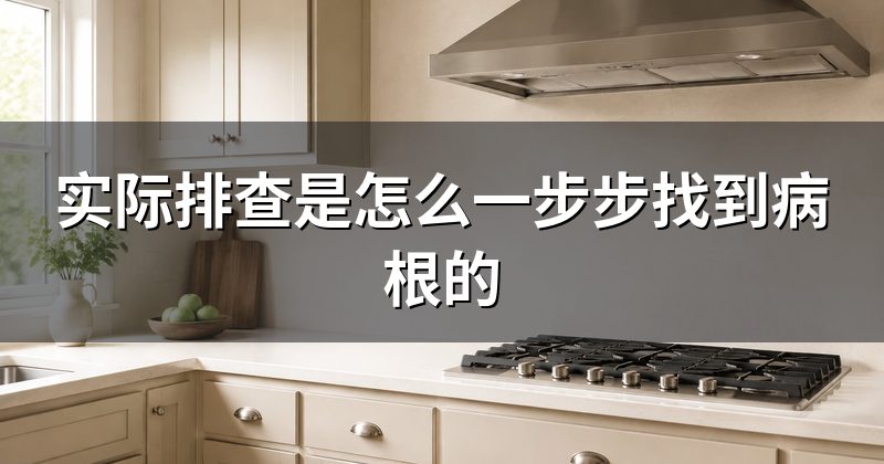 实际排查是怎么一步步找到病根的