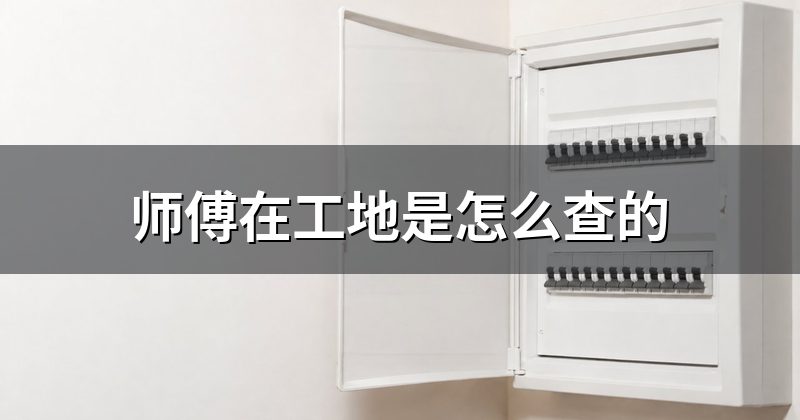 师傅在工地是怎么查的
