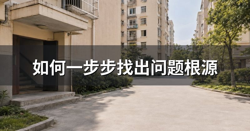 如何一步步找出问题根源