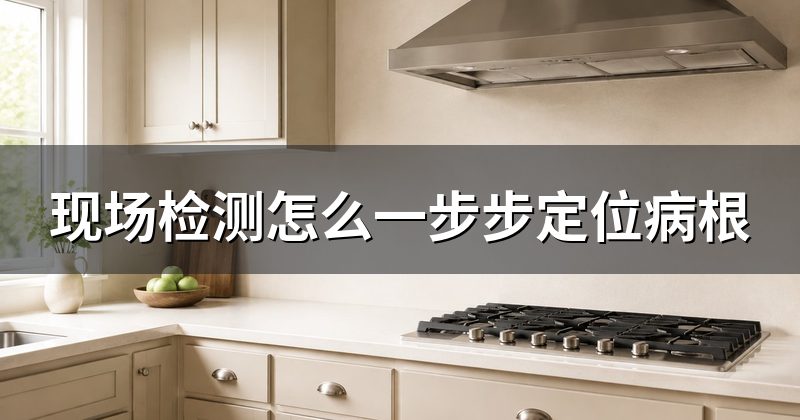 现场检测怎么一步步定位病根