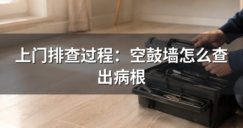 上门排查过程:空鼓墙怎么查出病根