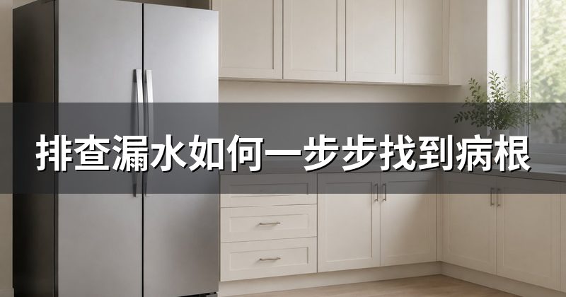 排查漏水如何一步步找到病根