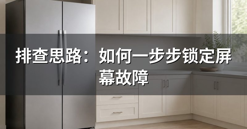 排查思路:如何一步步锁定屏幕故障