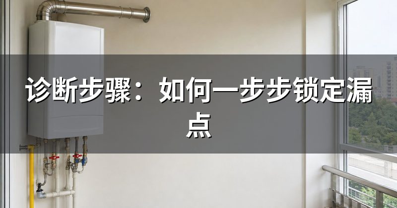 诊断步骤：如何一步步锁定漏点