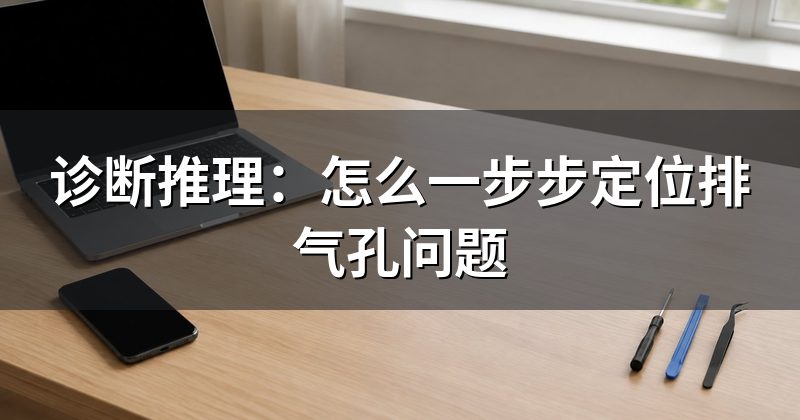 诊断推理:怎么一步步定位排气孔问题
