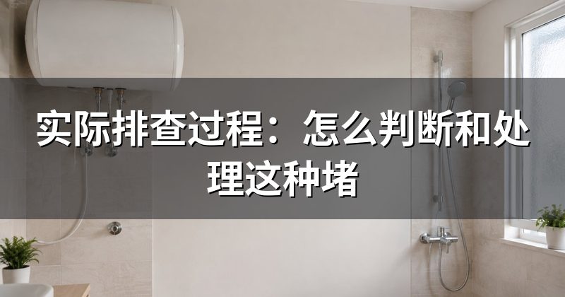 实际排查过程:怎么判断和处理这种堵