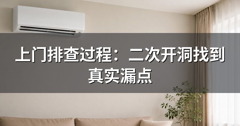 上门排查过程:二次开洞找到真实漏点