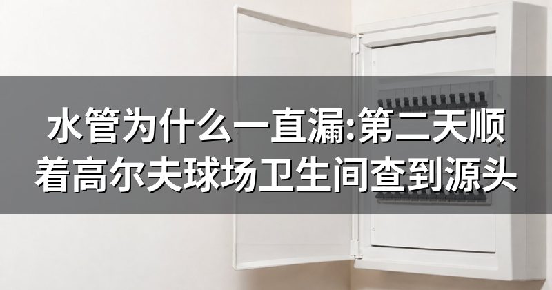 水管为什么一直漏:第二天顺着高尔夫球场卫生间查到源头