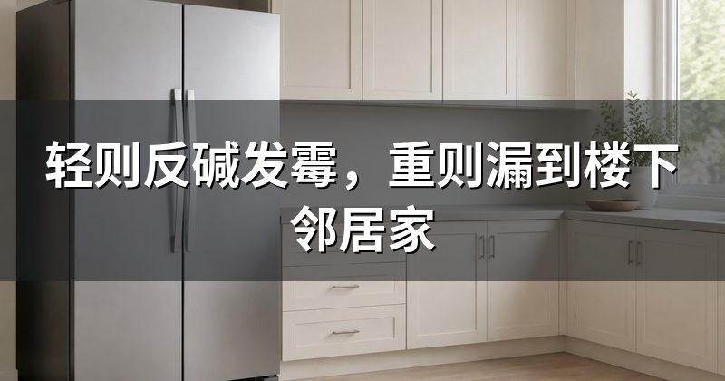 轻则反碱发霉,重则漏到楼下邻居家