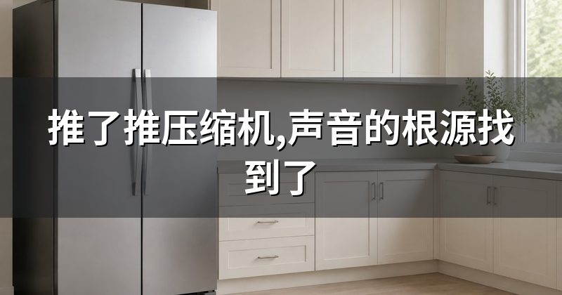 推了推压缩机,声音的根源找到了