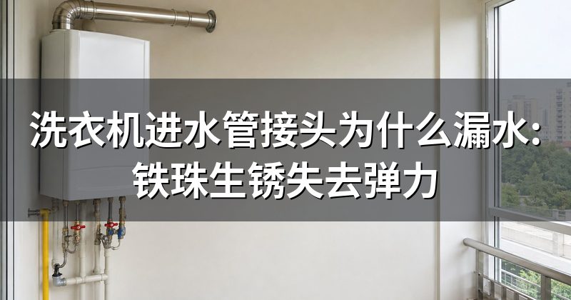 洗衣机进水管接头为什么漏水:铁珠生锈失去弹力