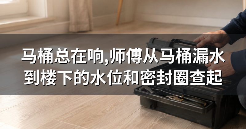 马桶总在响,师傅从马桶漏水到楼下的水位和密封圈查起